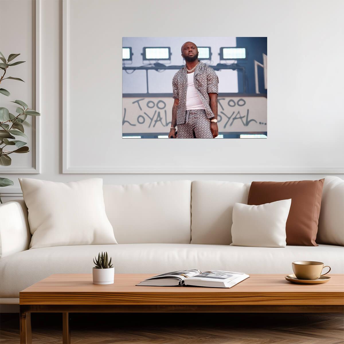 Headie One Live | Concert Art | Music Fan Poster - Music Poster