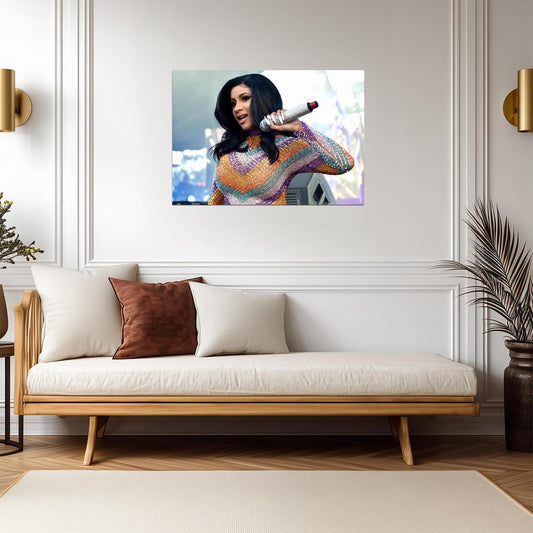 Cardi B Live | Concert Performance | Music Poster - Music Poster