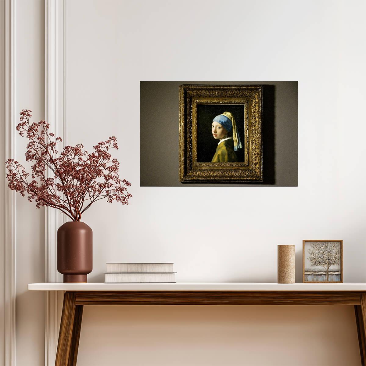 Girl With A Pearl Earring | Vermeer Masterpiece | Art Poster - Graphic & Art Poster
