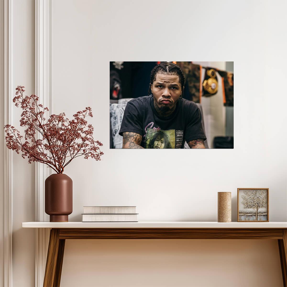 Gervonta Tank Davis | Boxing Champion Poster | Combat Sports Legend Art - Sports Poster