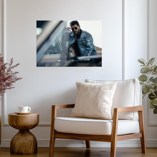The Weeknd Starboy Era Photoshoot | Modern R&B Poster | Music Celebrity Wall Art - Music Poster