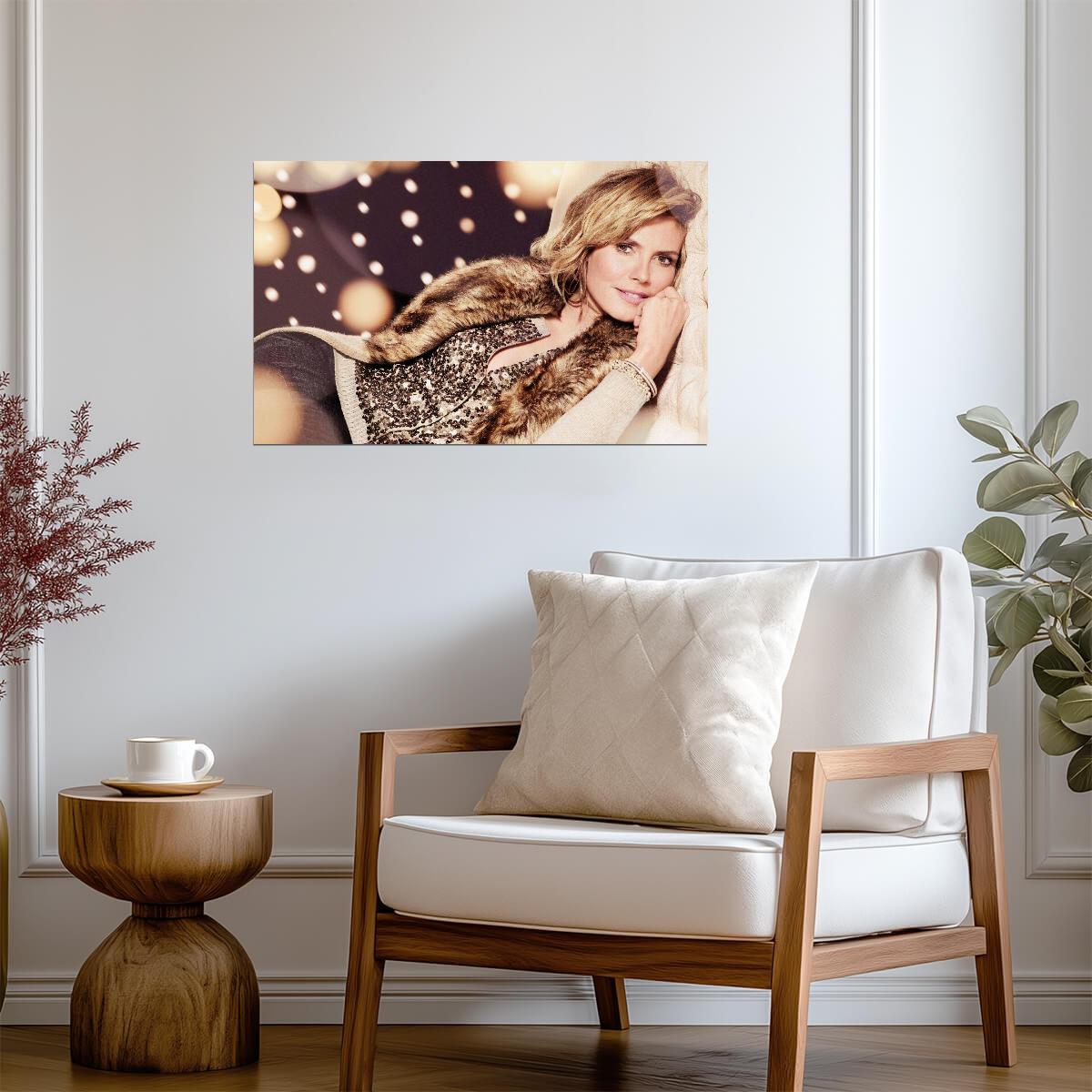 Heidi Klum | Warm Tone Photo | Fan Gift Poster - Celebrities Poster