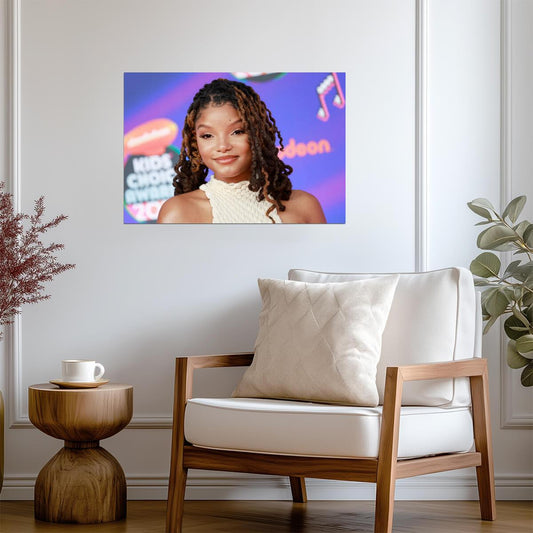 Halle Bailey | Red Carpet Look | Fan Poster - Music Poster