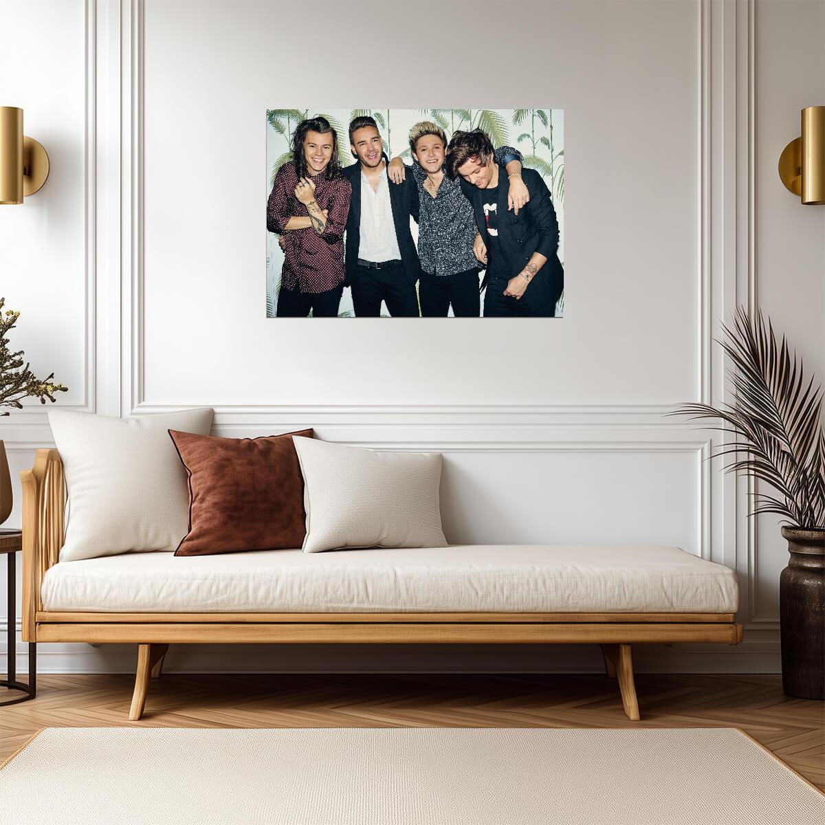 One Direction Candid Group Photo | Four Member Era | Pop Music Poster - Music Poster