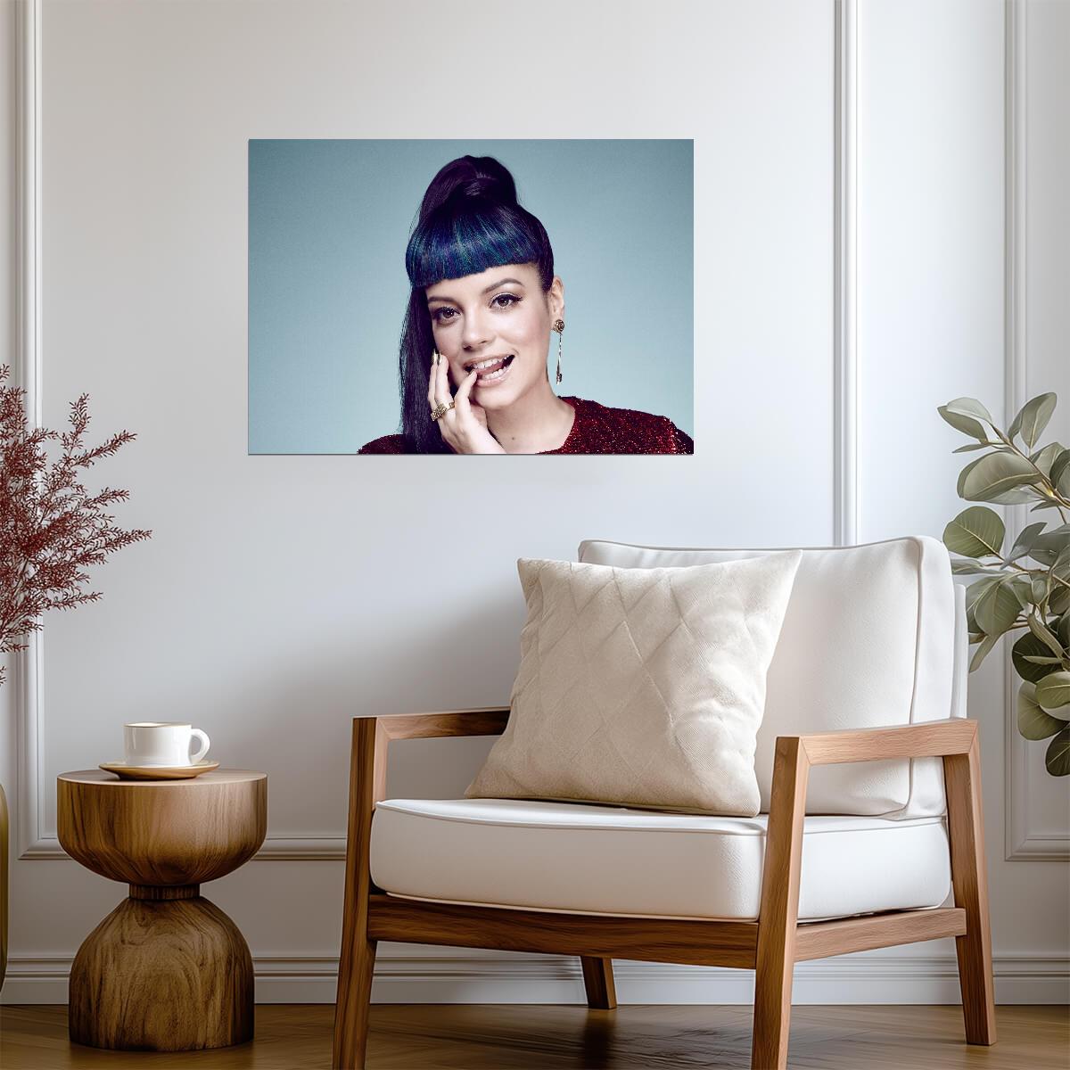 Lily Allen Poster | British Pop Singer Print - Music Poster