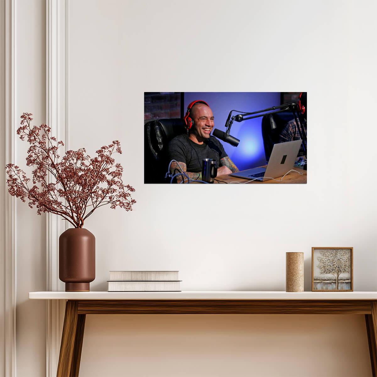 Joe Rogan The Joe Rogan Experience | Live Podcast Photo Poster | Man Cave Decor - Celebrities Poster
