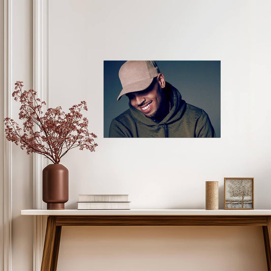 Chris Brown | Urban Music Icon | Star Portrait Poster - Music Poster