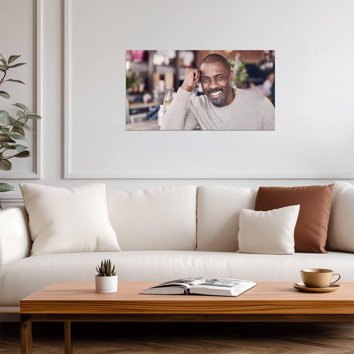 Idris Elba | Neutral Tone Art | Film Poster - Celebrities Poster