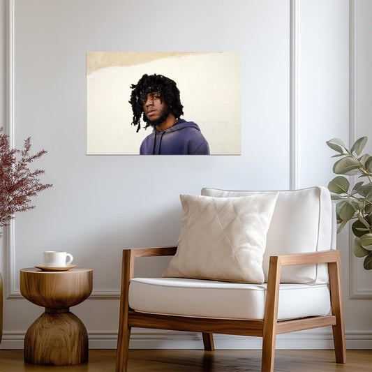 6lack Studio Portrait | Music Poster | R&B Singer Wall Decor - Music Poster