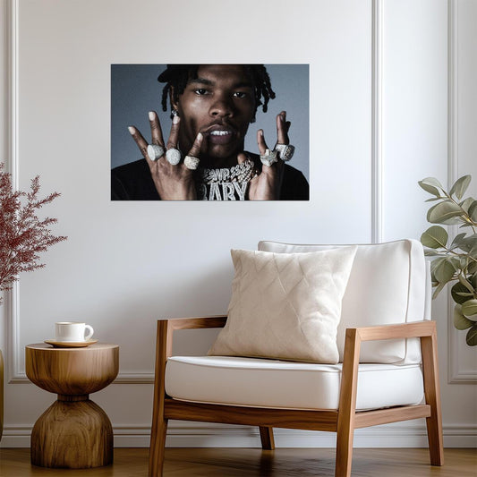 Lil Baby Print | Hip Hop Rap Poster - Music Poster