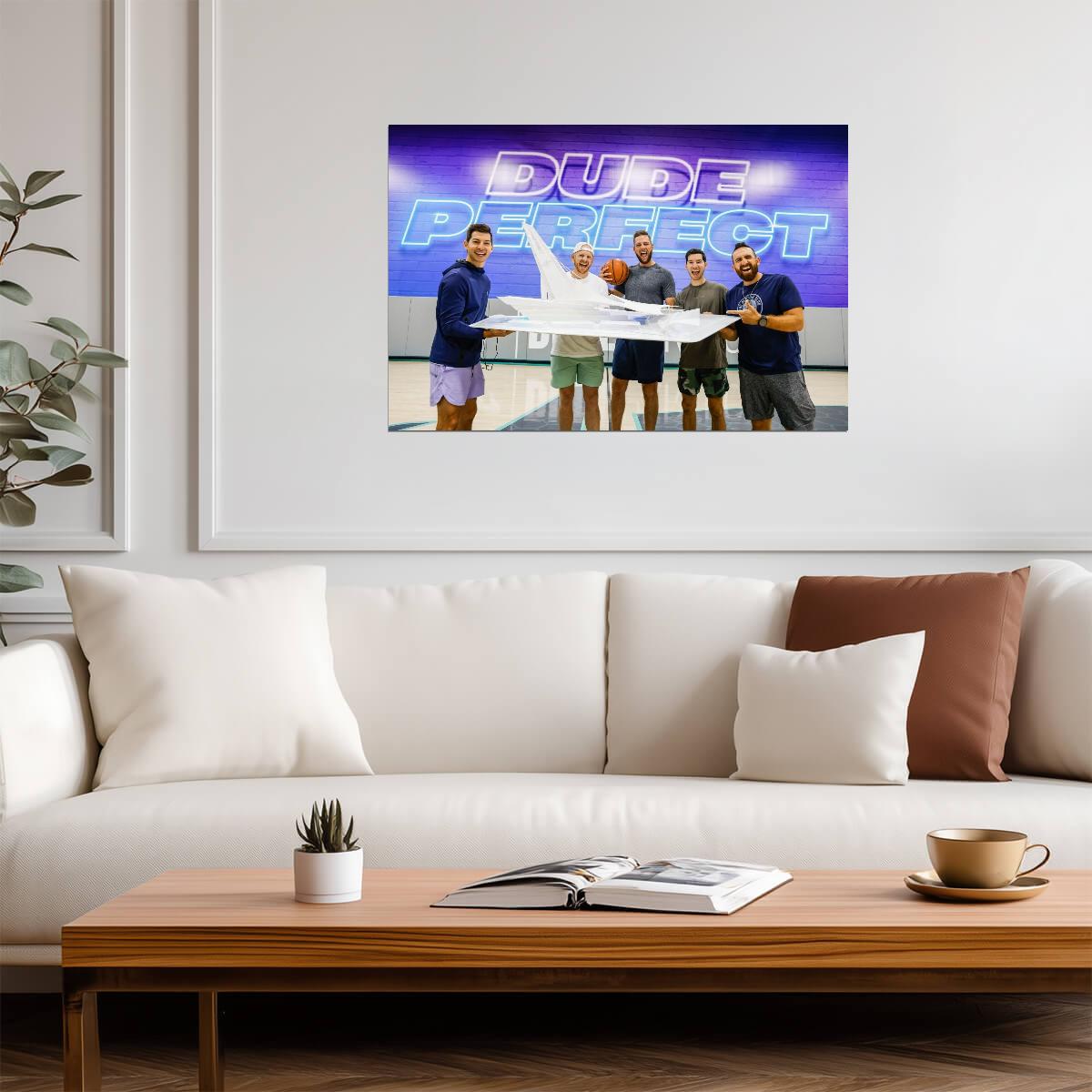 Dude Perfect | Cool Tone Photo | Group Poster - Celebrities Poster