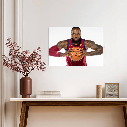 LeBron James Cleveland Cavaliers | Basketball Poster | Sports Legend Wall Art - Sports Poster