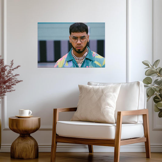 Anuel AA | Trap King Print | Hip Hop Poster - Music Poster