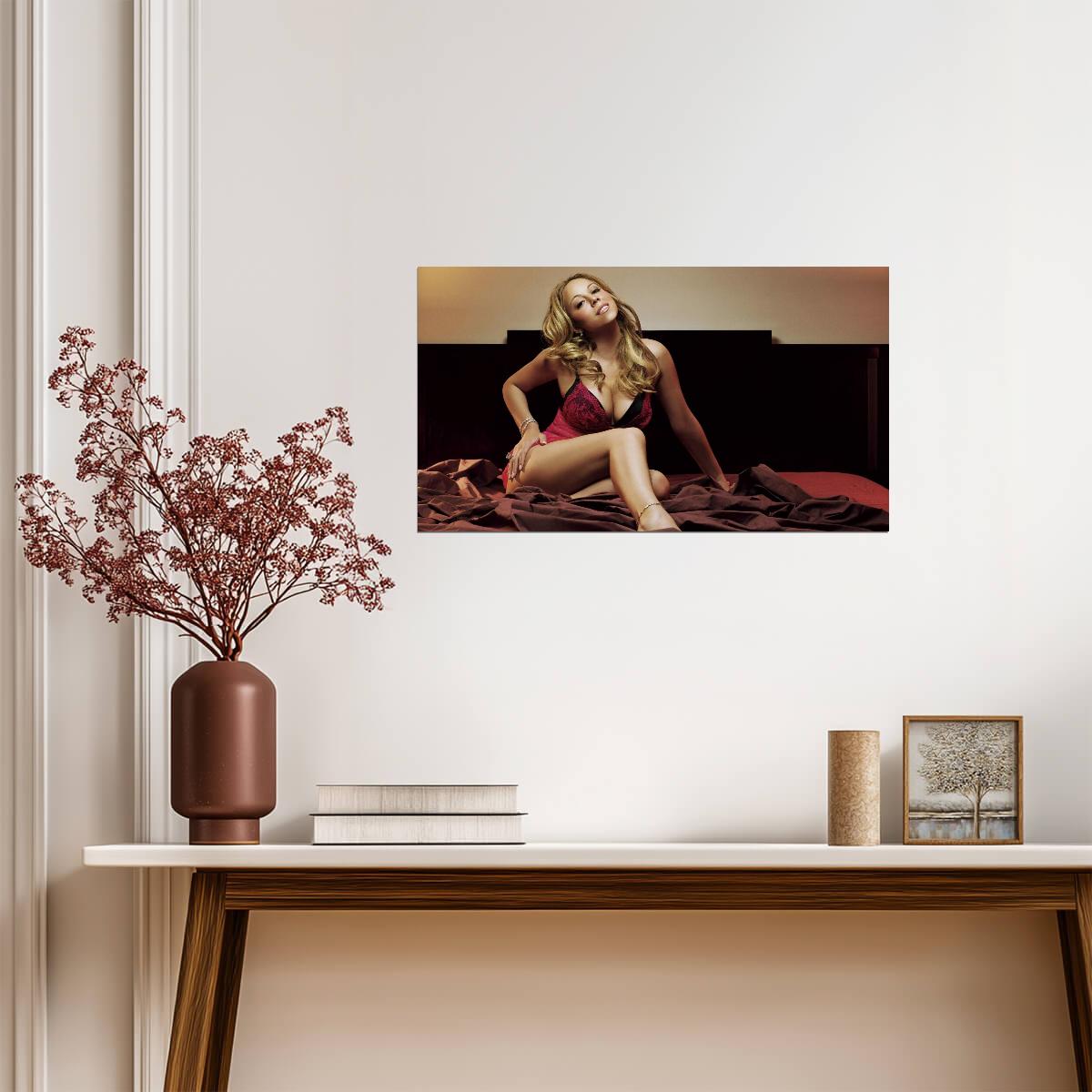 Mariah Carey Poster | Sexy Pop Singer Print - Music Poster