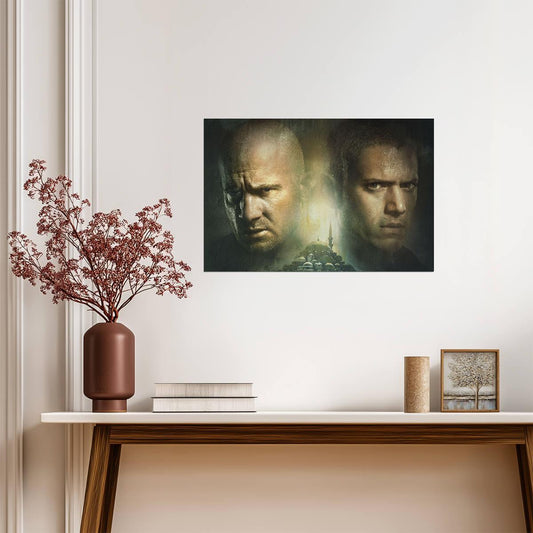 Prison Break Season 5 Art | Michael Scofield & Lincoln Burrows | Action TV Series Poster - Movies & TV Poster