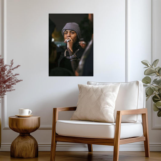 Kay Flock Print | Drill Rapper Poster - Music Poster