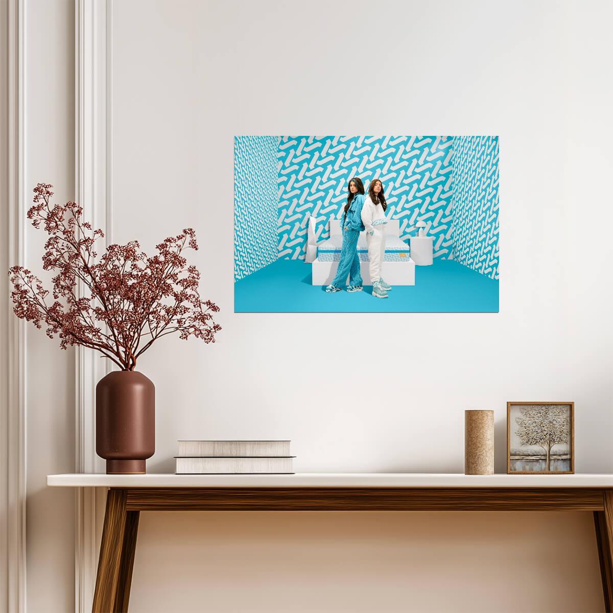 Charli and Dixie D'Amelio | Cool Tone Photo | Fan Gift Poster - Celebrities Poster