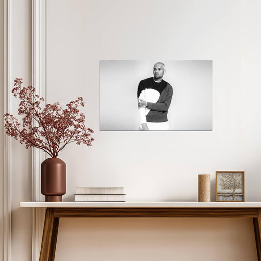 Chris Brown | Black and White Art | R&B Poster - Music Poster
