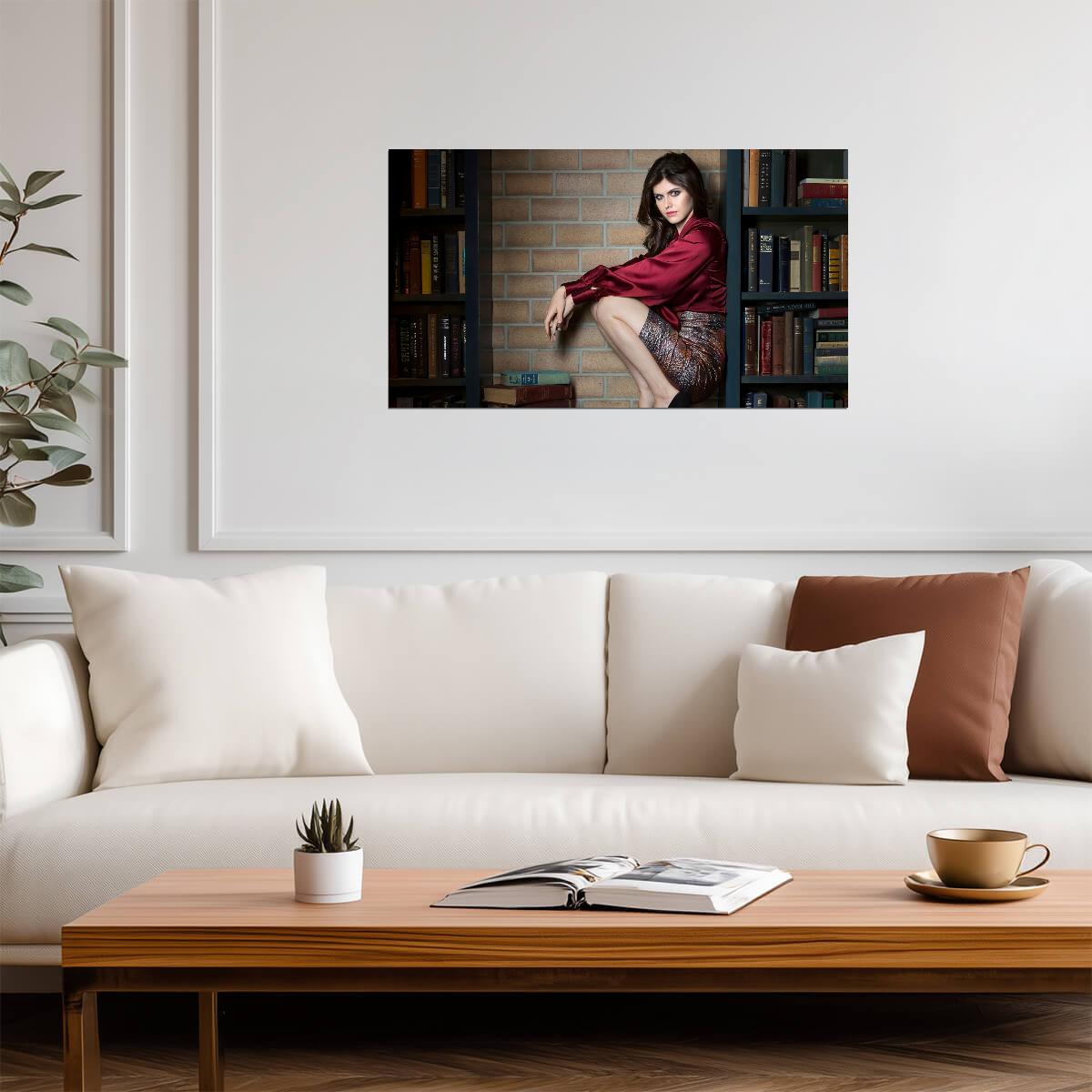 Alexandra Daddario | American Actress Poster | Star Portrait - Celebrities Poster