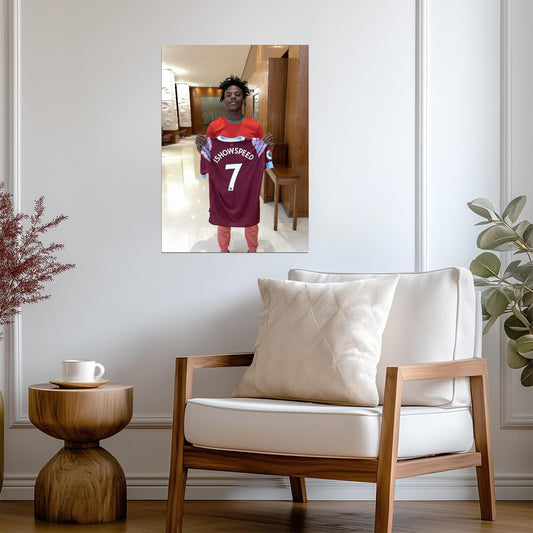 IShowSpeed | Warm Tone Print | Fan Room Poster - Celebrities Poster