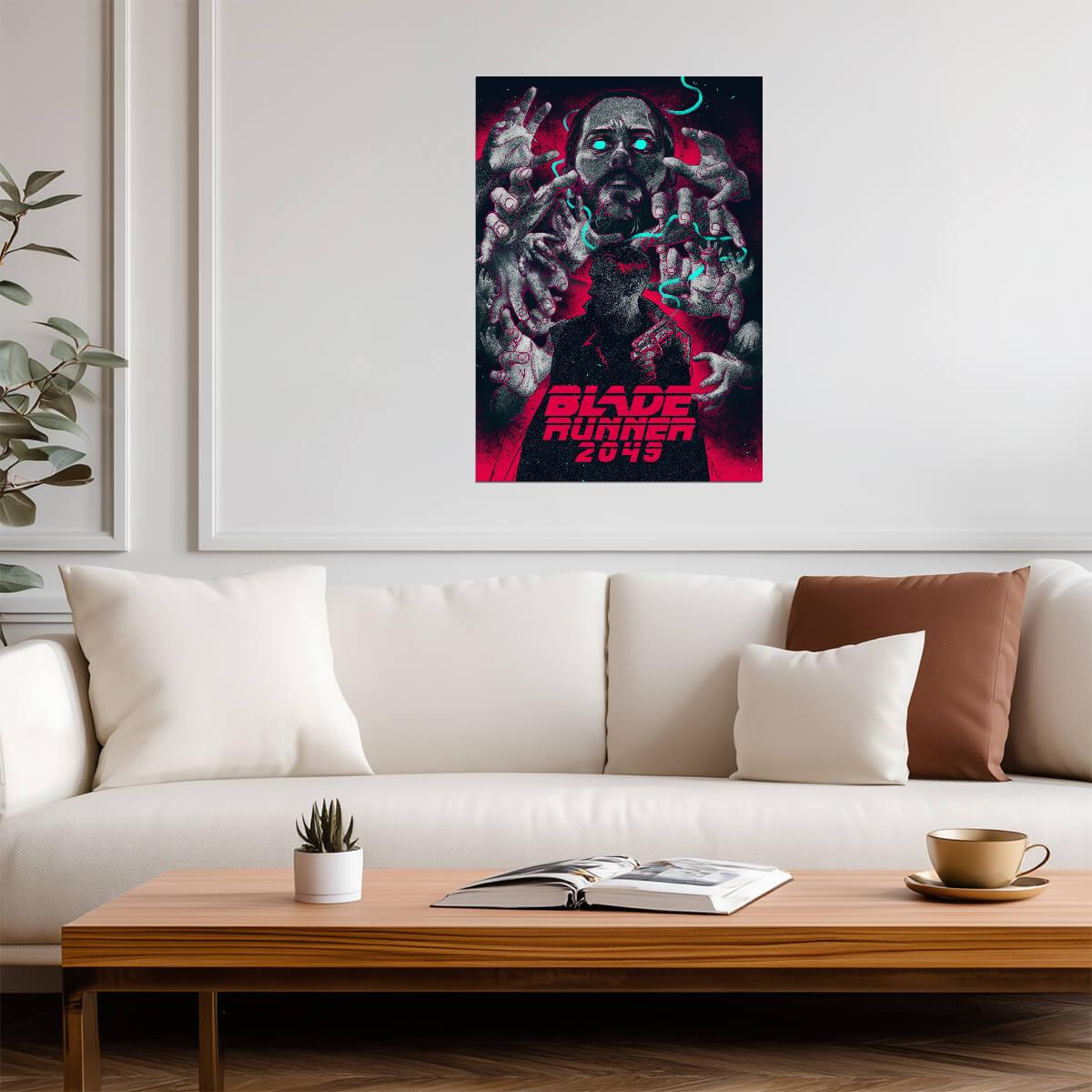 Blade Runner 2049 Movie Poster | Niander Wallace Surrounded by Hands - Movies & TV Poster