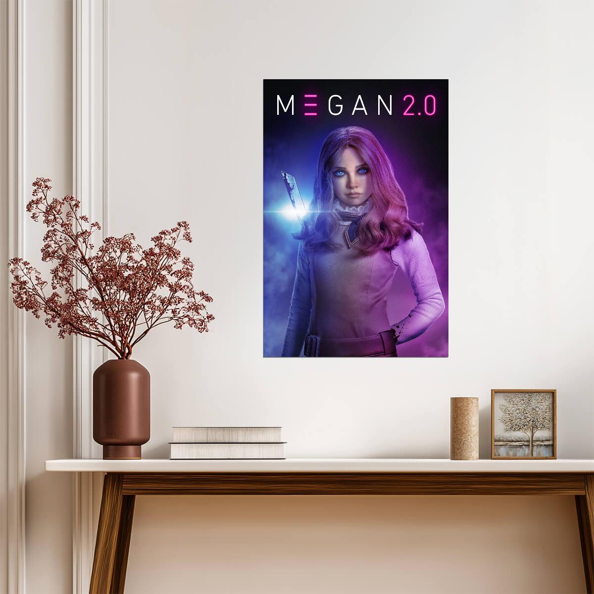 M3GAN 2.0 Movie Poster | Doll with a Blade - Movies & TV Poster