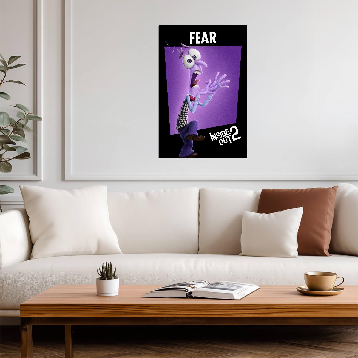 Inside Out 2 Movie Poster | Fear - Movies & TV Poster