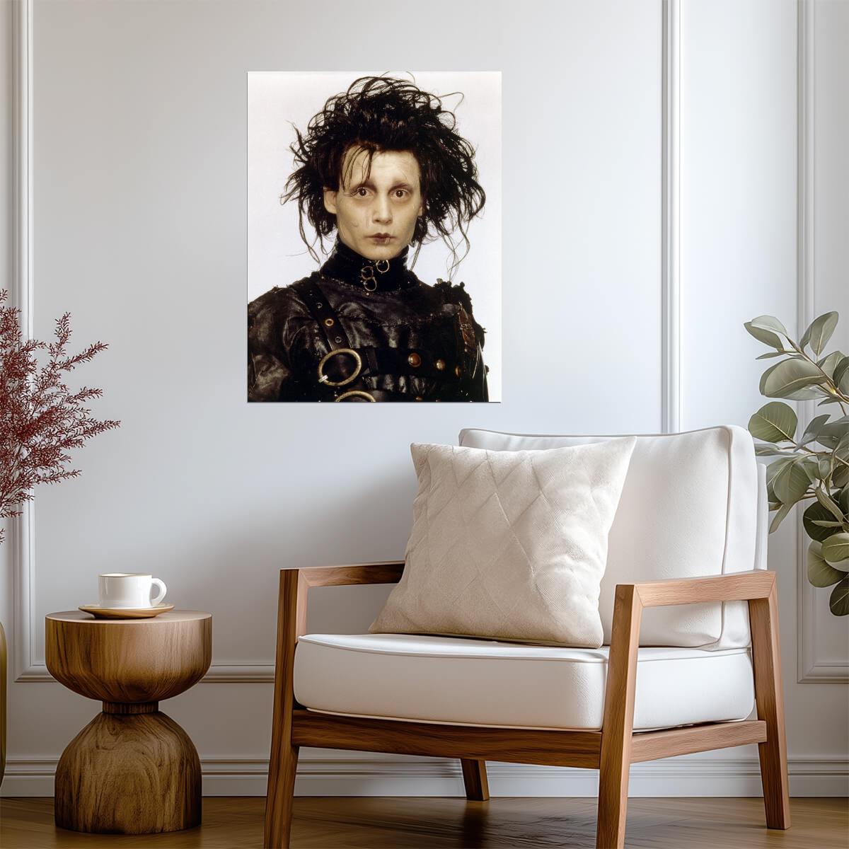 Edward Scissorhands Movie Poster | Johnny Depp Photo Portrait - Movies & TV Poster