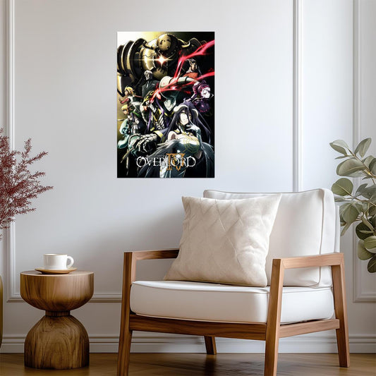 Overlord Season 4 Anime Poster | Ainz and the Guardians of Nazarick - Anime Poster