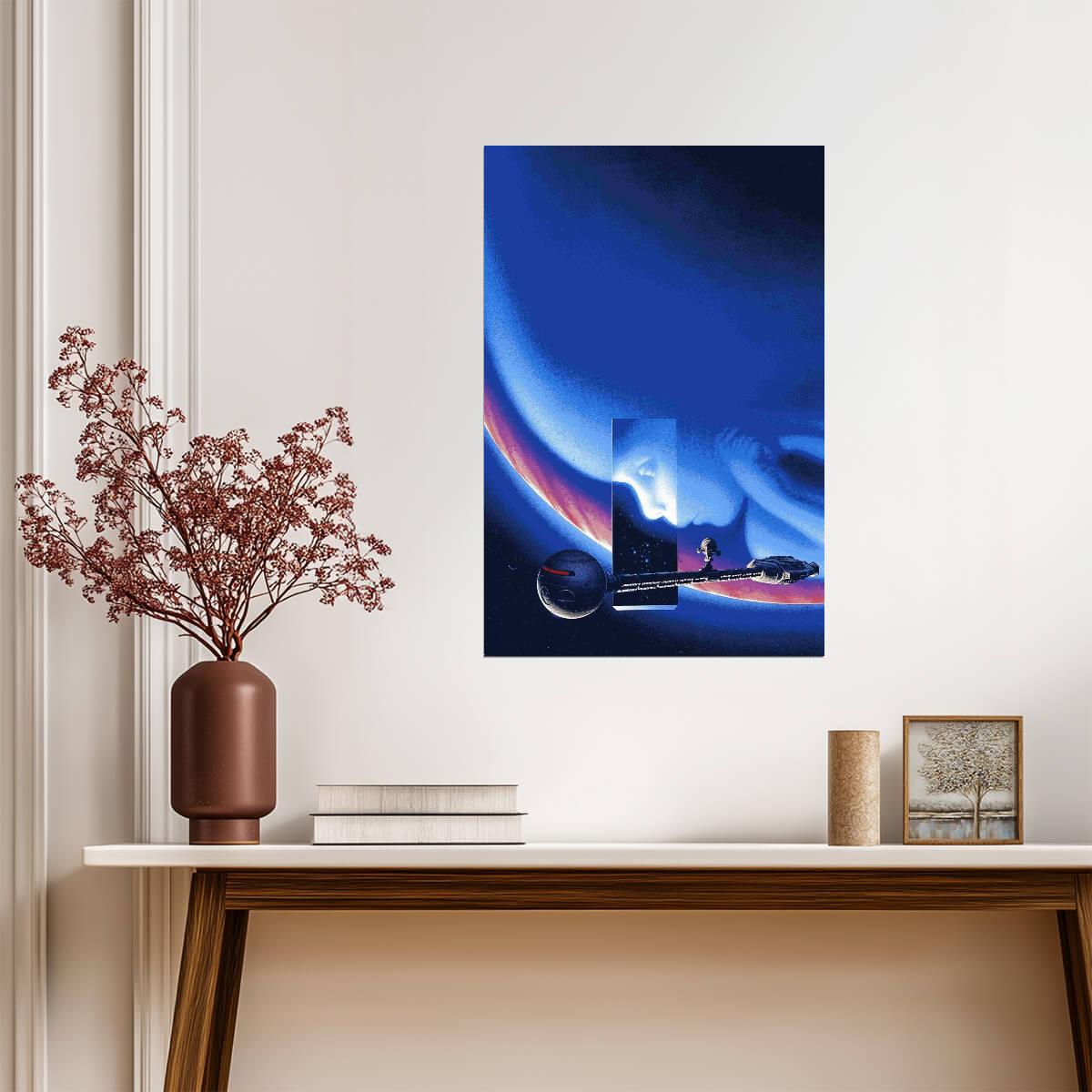 2001: A Space Odyssey Monolith Poster | Cosmic Movie Art Print - Movies & TV Poster