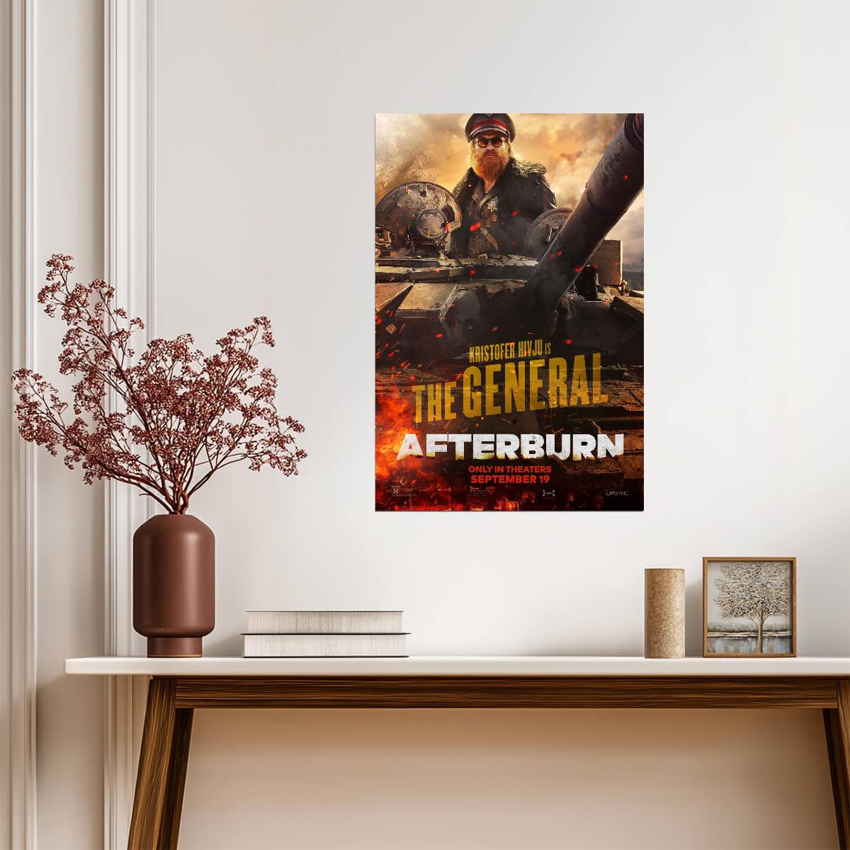 Afterburn 2025 Movie Poster | Kristofer Hivju as the General - Movies & TV Poster