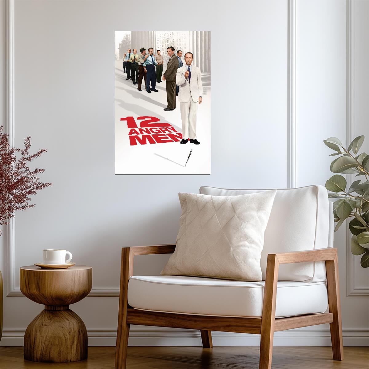 12 Angry Men Courthouse Poster | Jury Cast Print - Movies & TV Poster