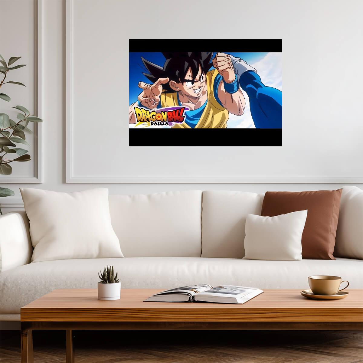 Dragon Ball Daima Poster | Goku and Goku Mini Collage - Anime Poster