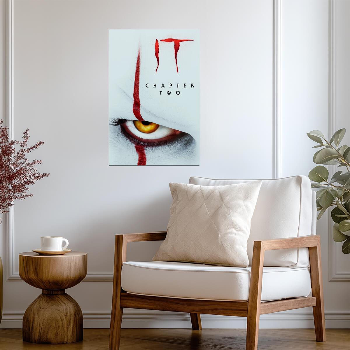 IT Chapter Two Movie Poster | Pennywise Eye Close-Up - Movies & TV Poster