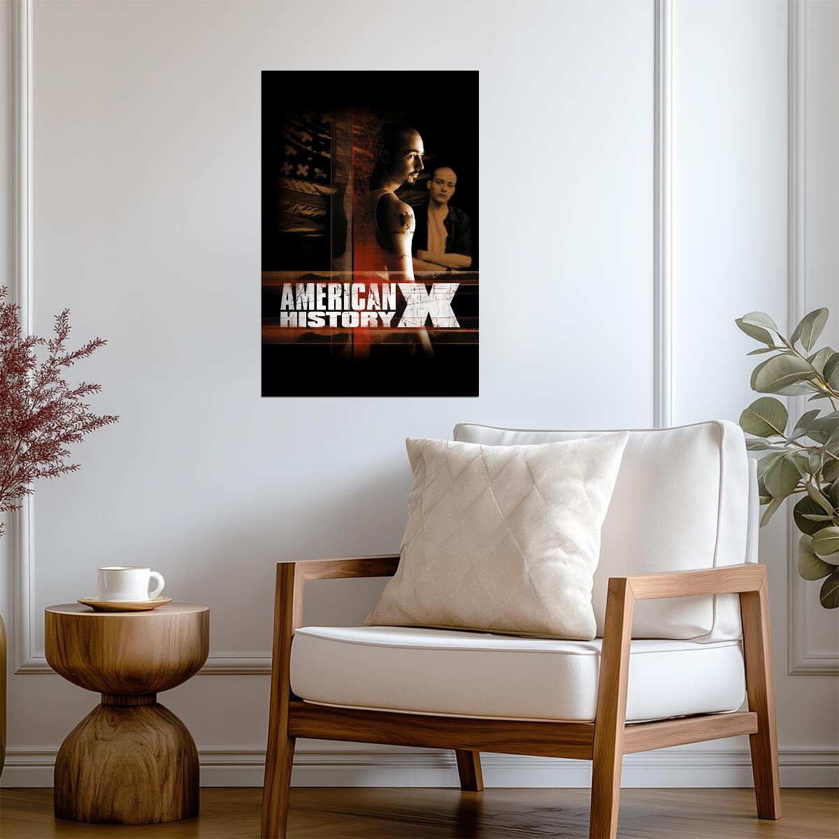 American History X Movie Poster | Derek and Danny Vinyard | Portrait Print - Movies & TV Poster