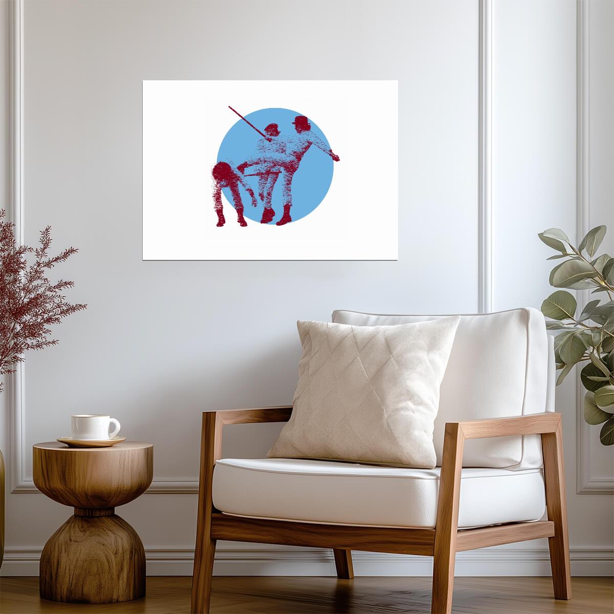 A Clockwork Orange Poster | Red Droogs Silhouettes Graphic Print - Movies & TV Poster