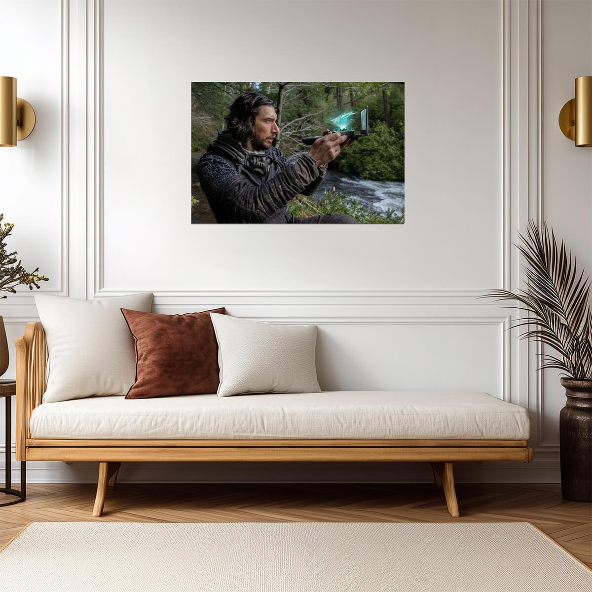 65 Movie Poster | Adam Driver with a Rifle in the Forest - Movies & TV Poster
