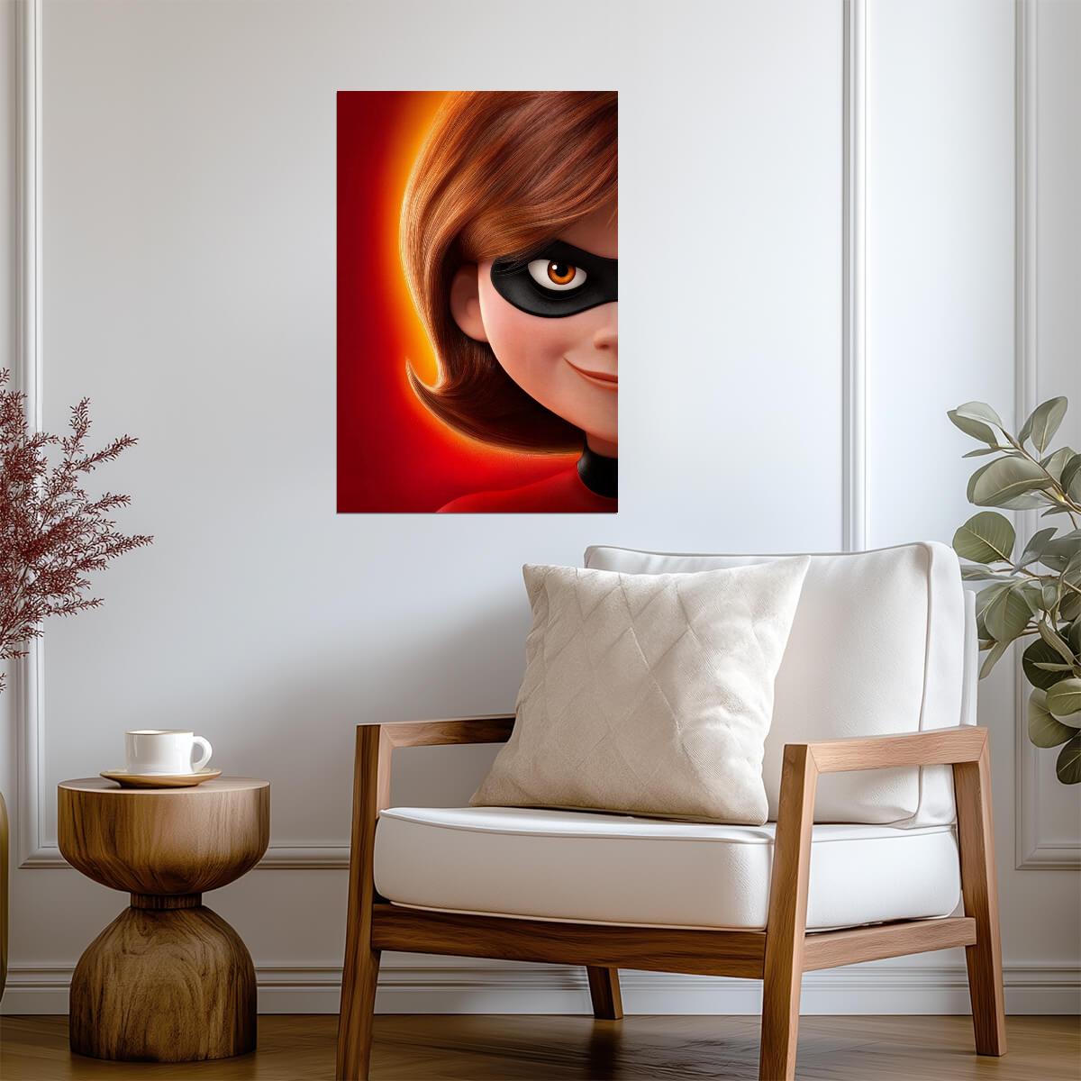 Incredibles 2 Movie Poster | Elastigirl Close-Up - Movies & TV Poster