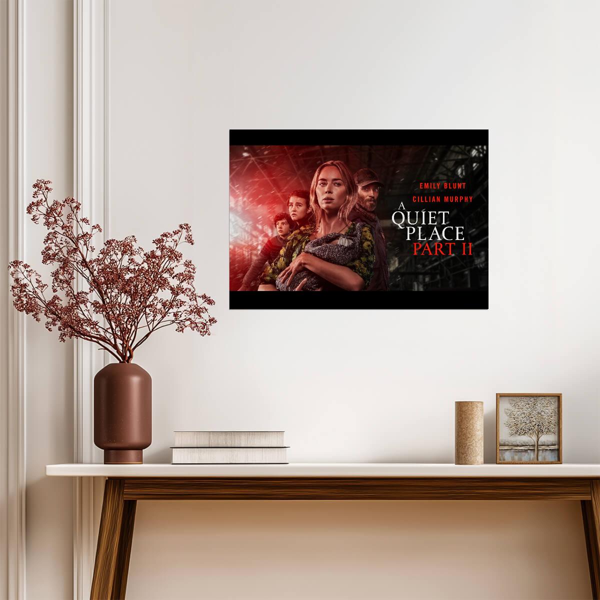 A Quiet Place Part II Poster | Emily Blunt and Cillian Murphy - Movies & TV Poster