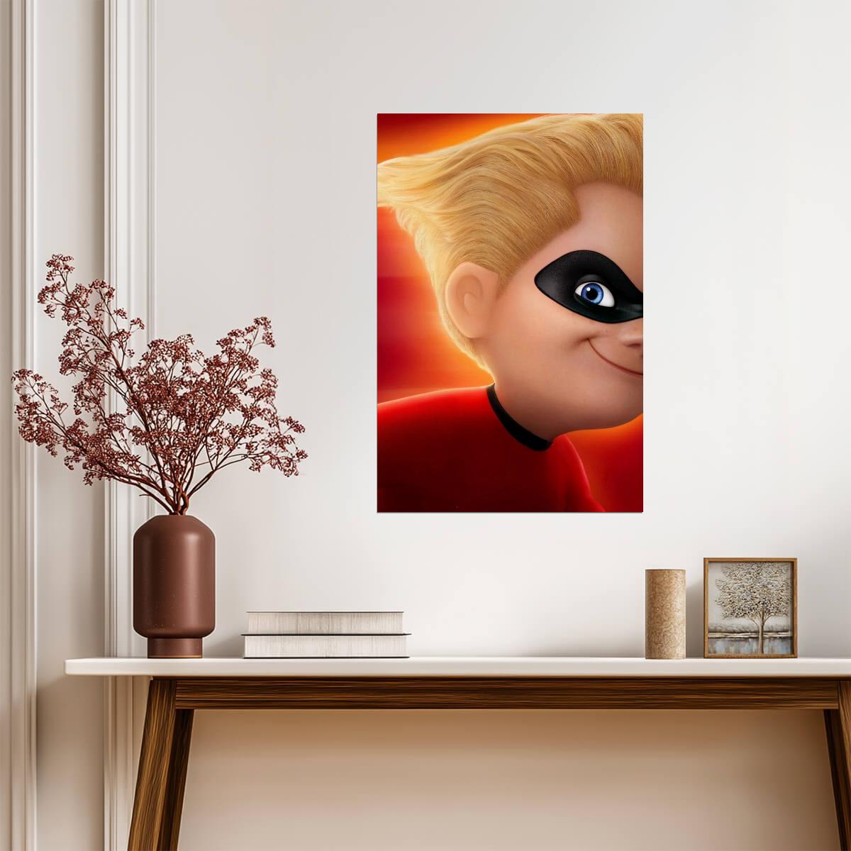 Incredibles 2 Movie Poster | Dash Close-Up - Movies & TV Poster