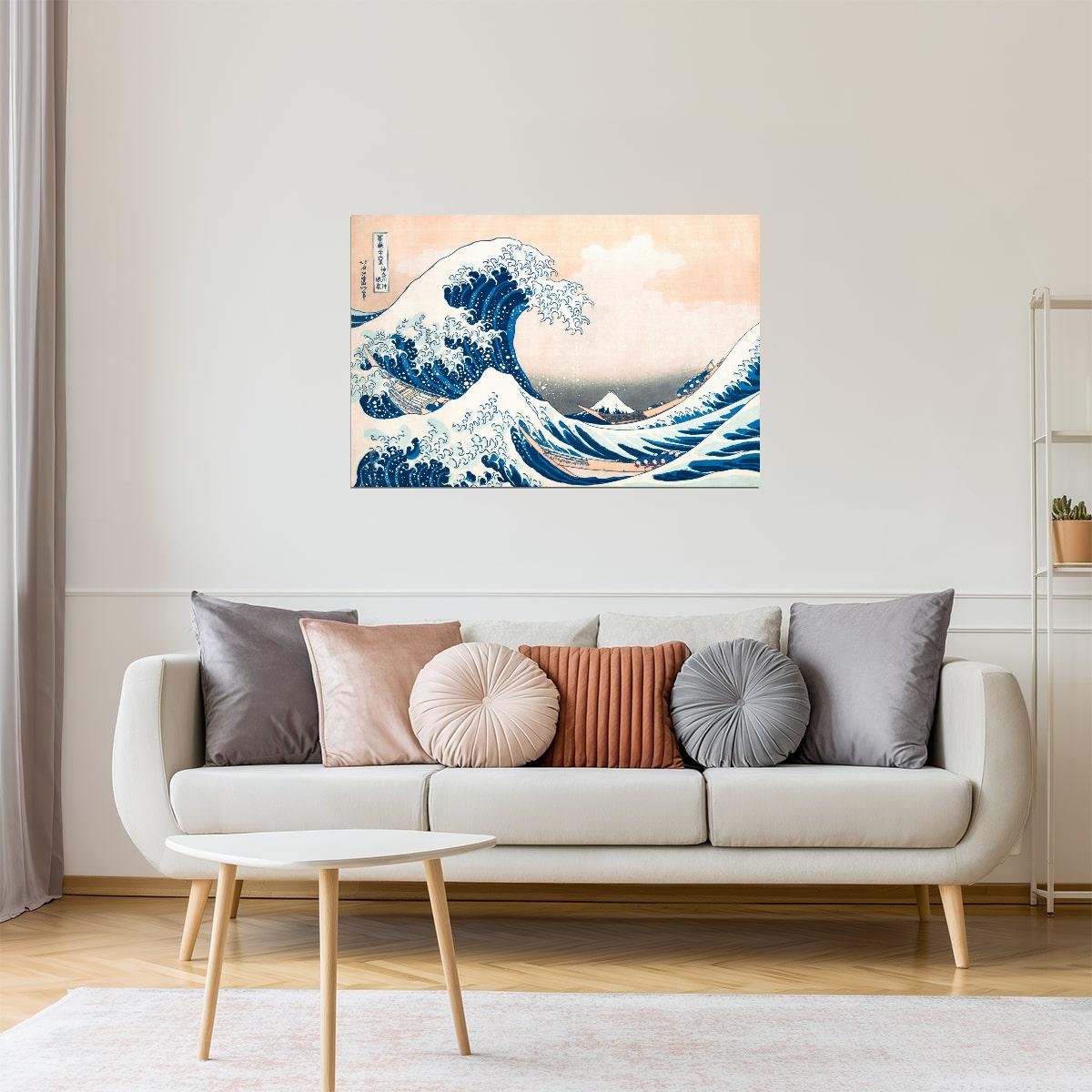 The Great Wave off Kanagawa by Hokusai | Classic Japanese Print Poster