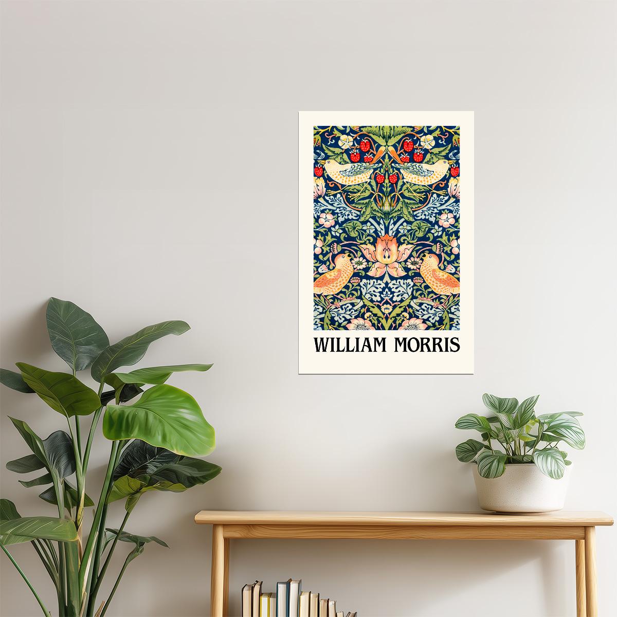 William Morris Birds and Flowers | Botanical Wall Art Poster