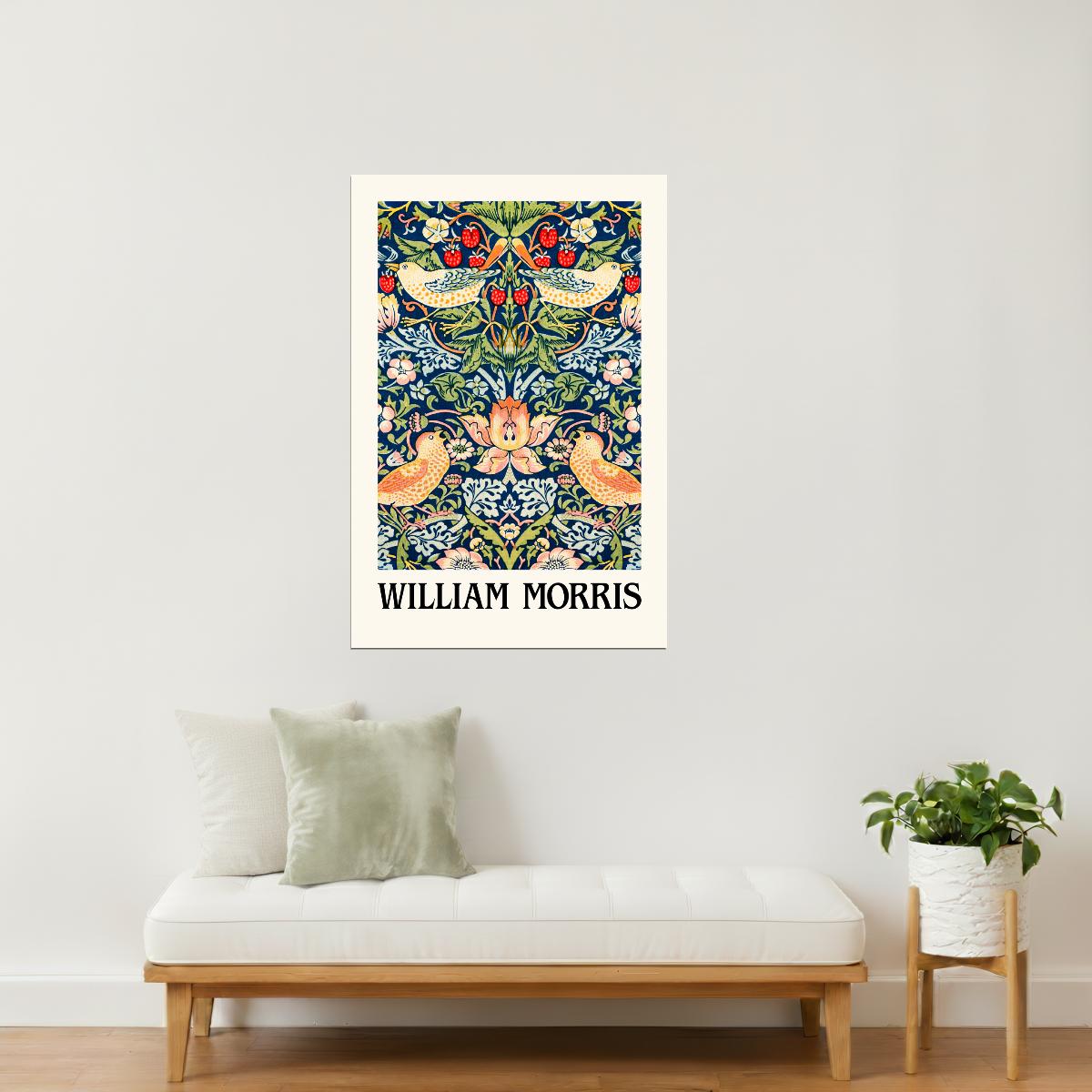 William Morris Birds and Flowers | Botanical Wall Art Poster