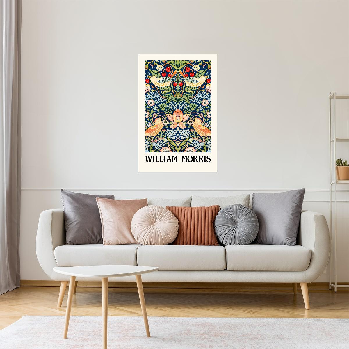 William Morris Birds and Flowers | Botanical Wall Art Poster