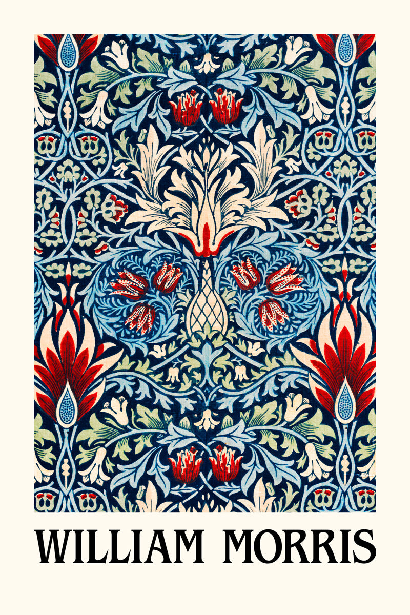 William Morris Medieval Design | Vintage Exhibition Poster