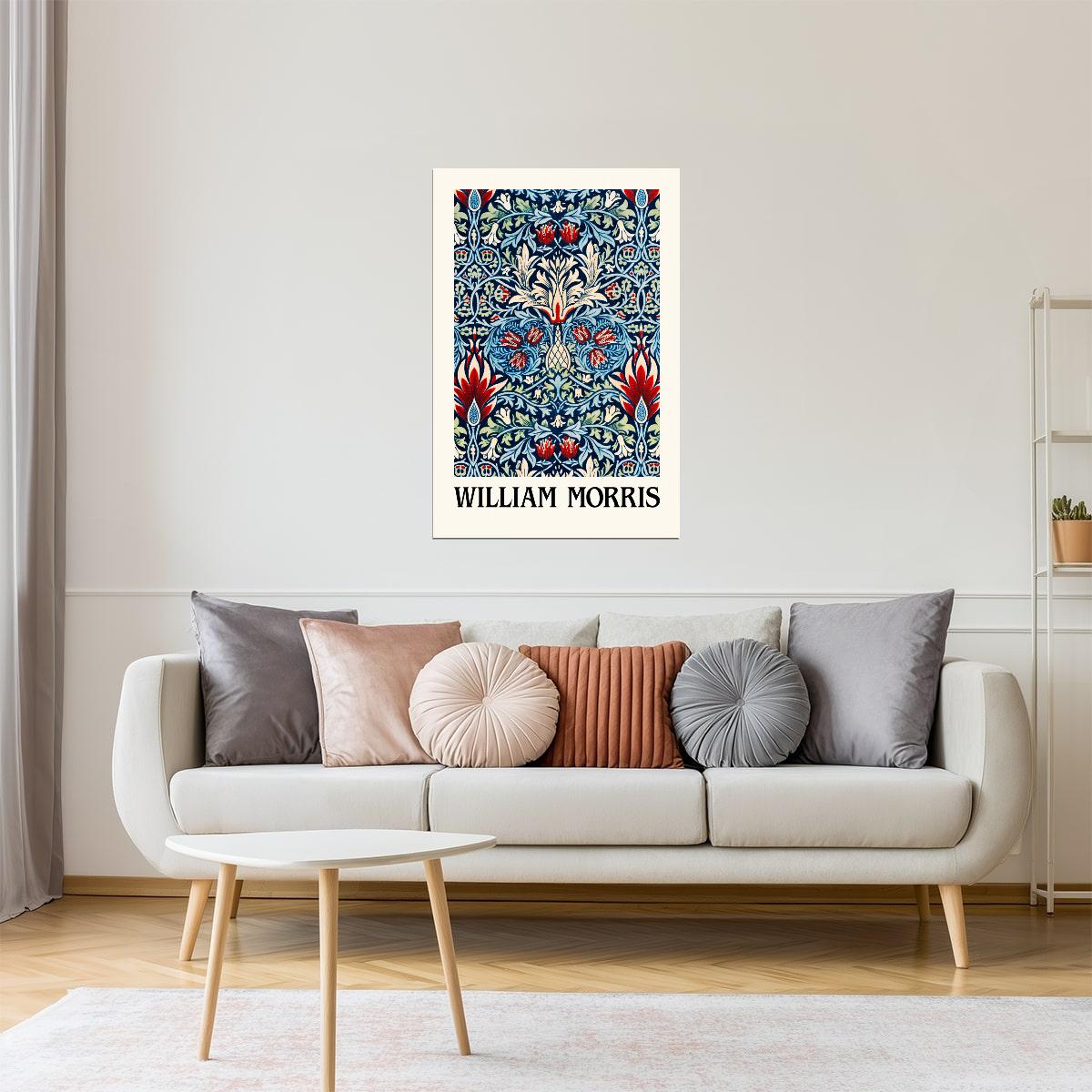 William Morris Medieval Design | Vintage Exhibition Poster