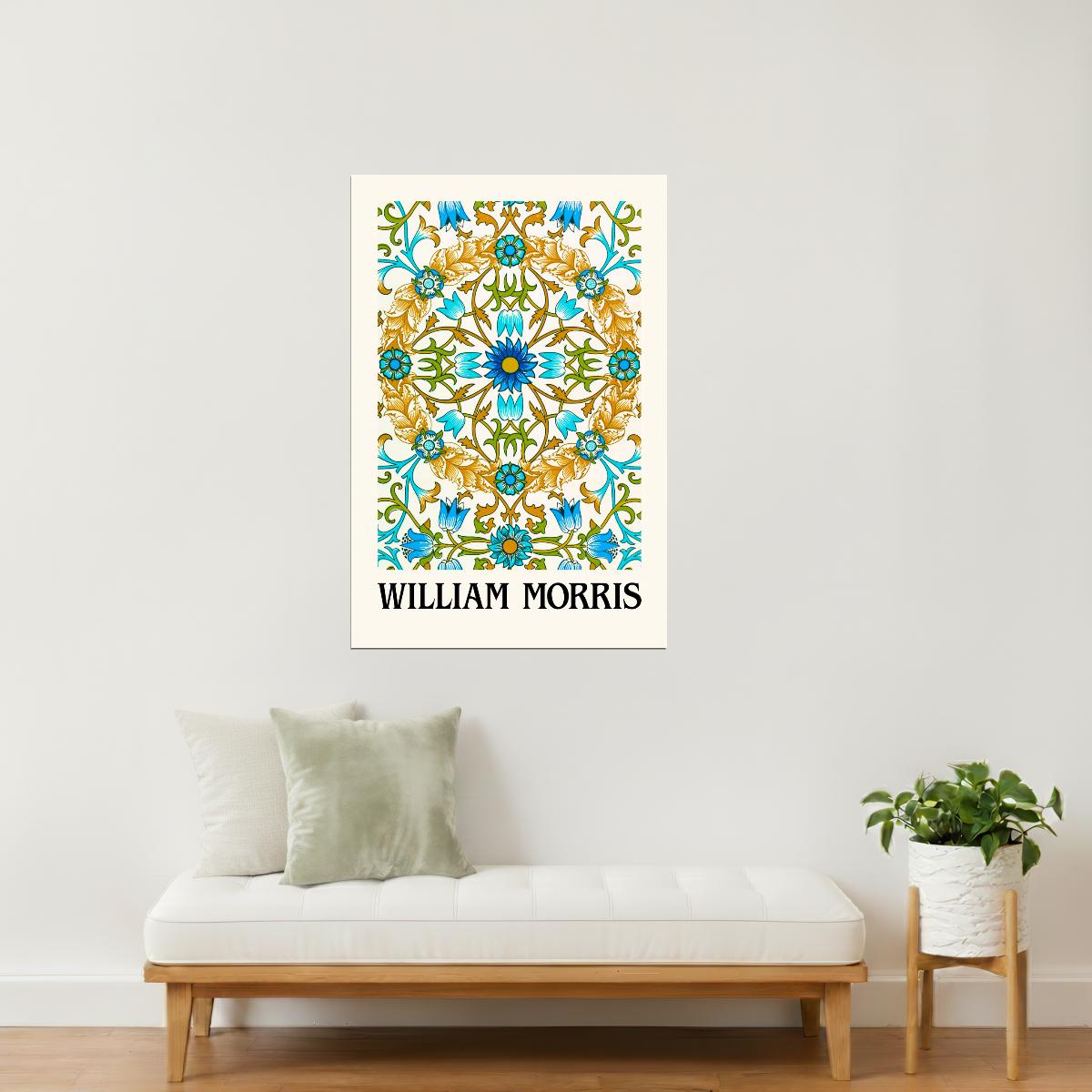 William Morris Golden Blossom | Vintage Floral Pattern Print Poster