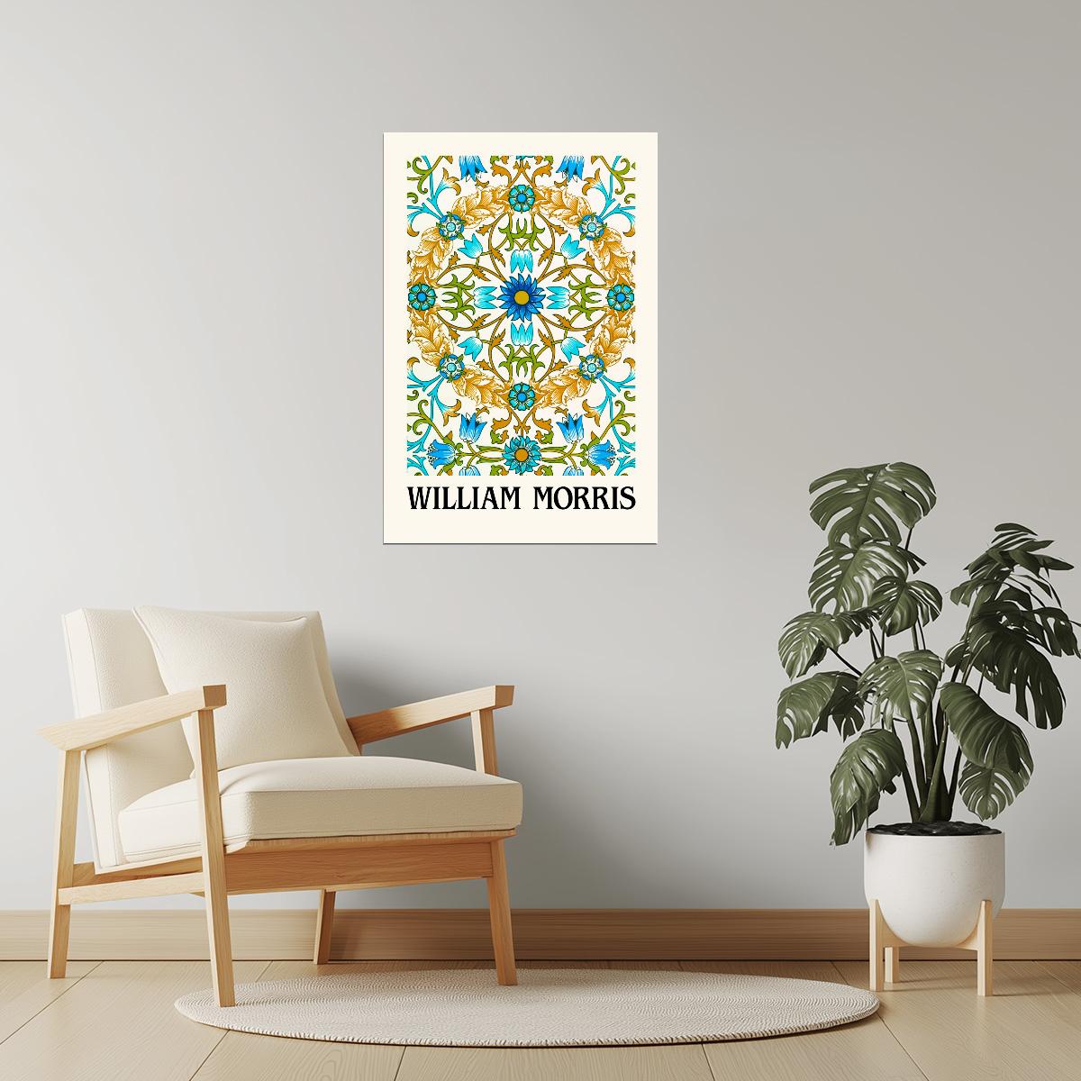 William Morris Golden Blossom | Vintage Floral Pattern Print Poster