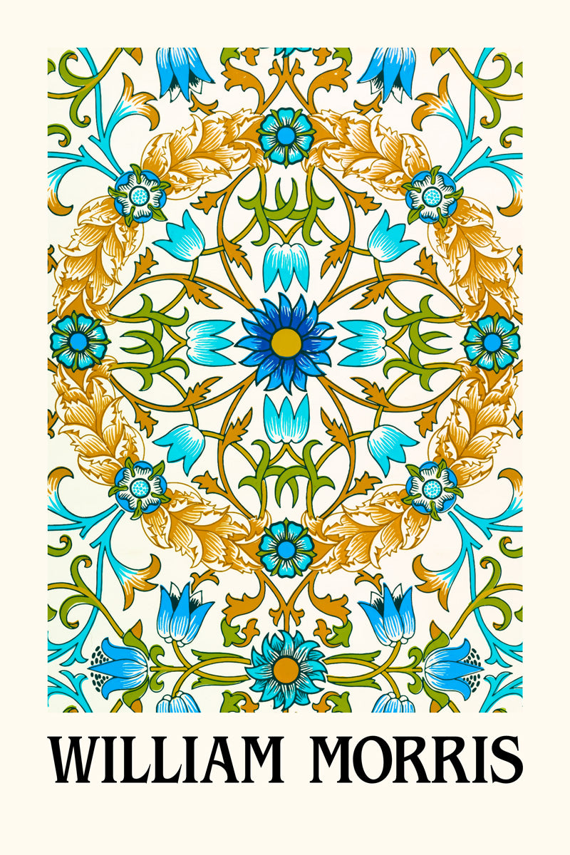 William Morris Golden Blossom | Vintage Floral Pattern Print Poster