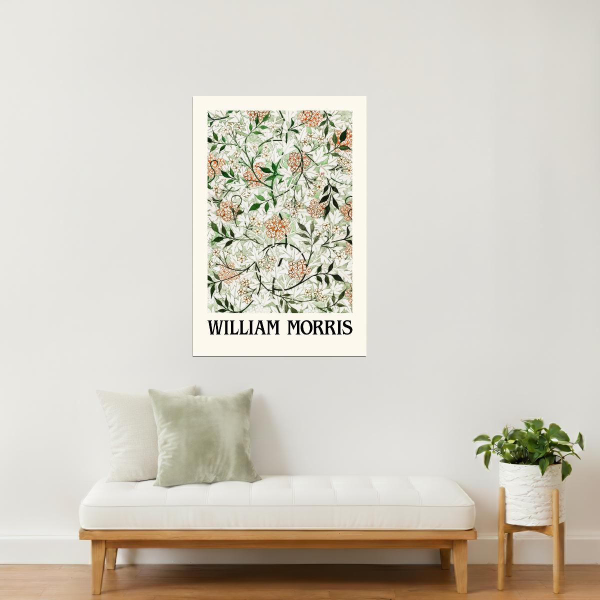 William Morris White Willow | Botanical Wall Art Poster
